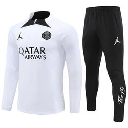 PSG 1/2 ZIP 2024 WHITE/BLACK