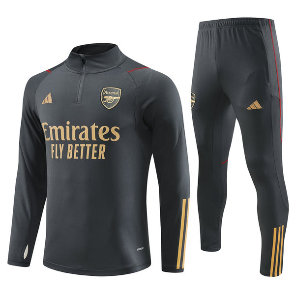 ARSENAL 1/2 ZIP GREY