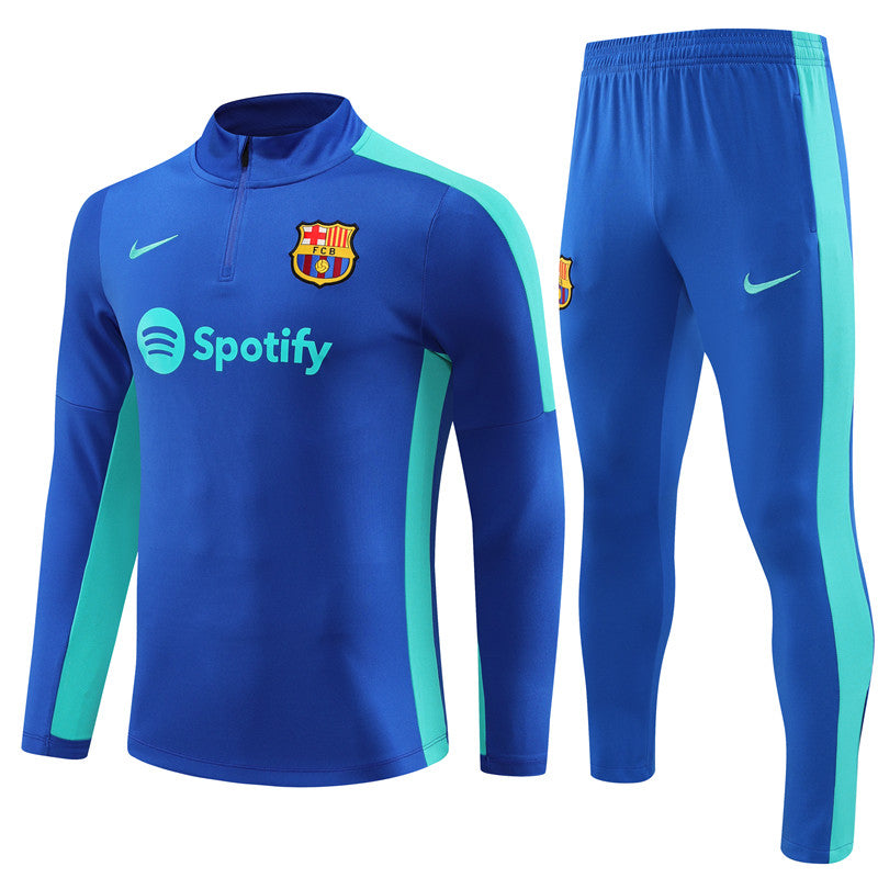 BARCELONA 1/2 ZIP BLUE/HEAVENLY