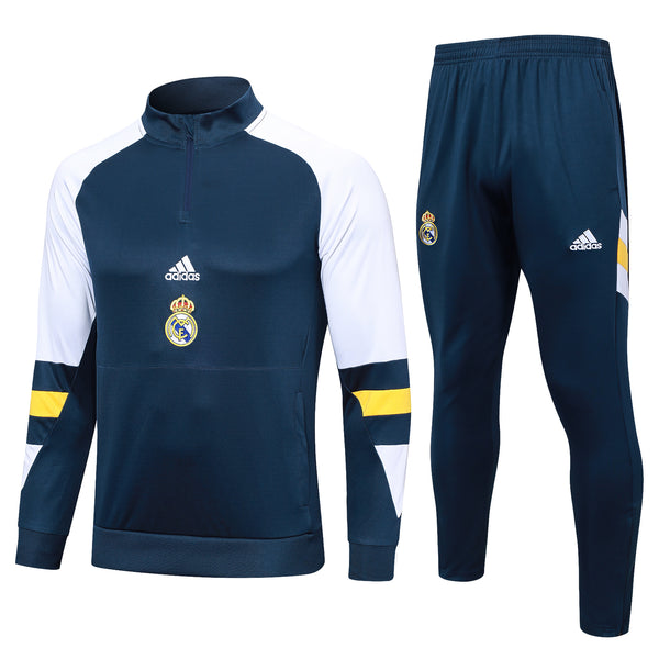 REAL MADRID 1/2 ZIP VINTAGE