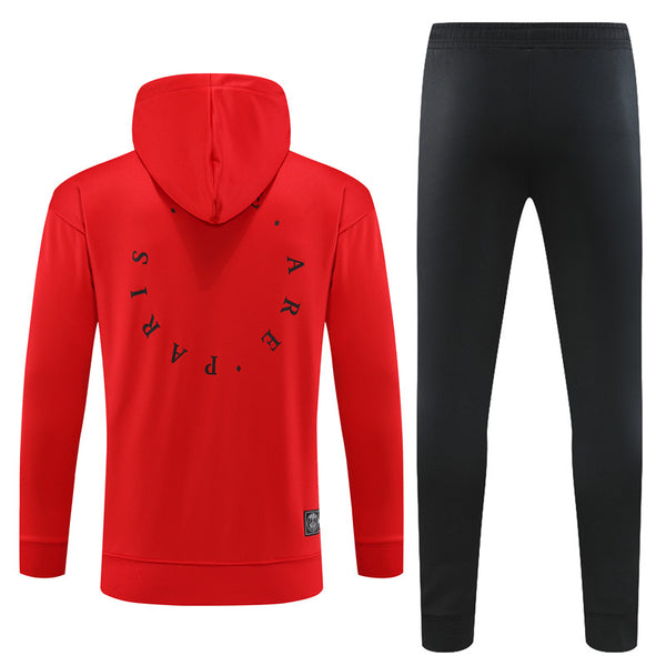 PSG RED/BLACK CON CAPPUCCIO 2023/24