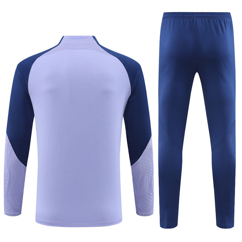 TOTTENHAM 1/2 ZIP VIOLET