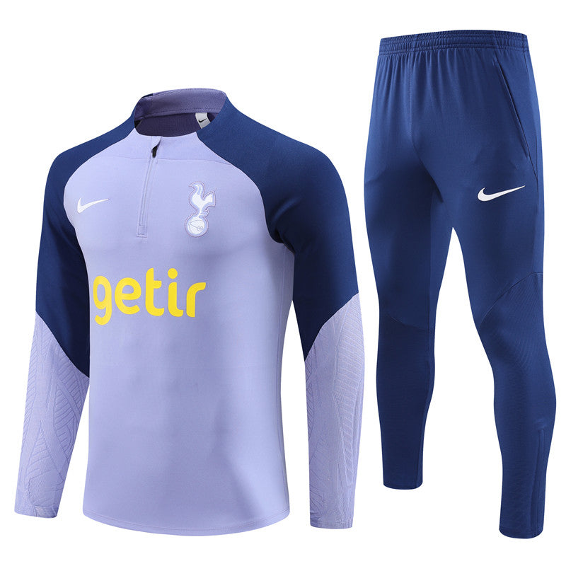 TOTTENHAM 1/2 ZIP VIOLET