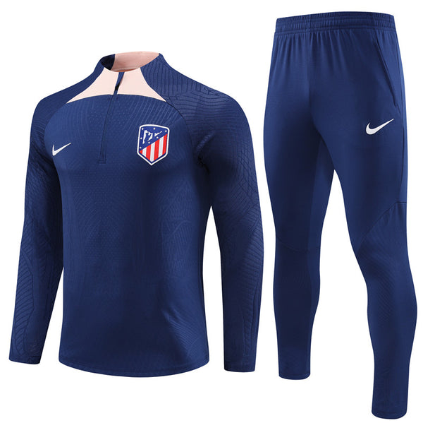 ATLETICO MADRID 1/2 ZIP BLUE