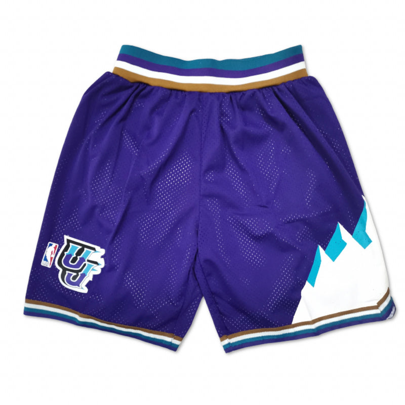 UTAH JAZZ VIOLET/WHITE PANTALONCINI