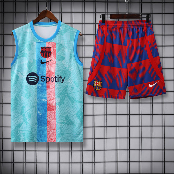 BARCELONA TRAINING CLEAR RED/BLUE