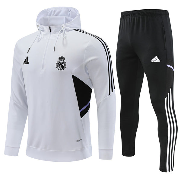 Real Madrid tracksuit 2023 white