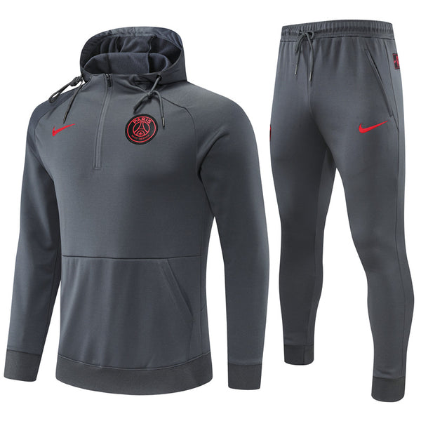 Psg hoddies track gray 2022/23