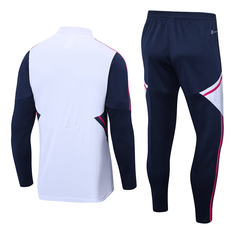 Arsenal tracksuit white 2022/23