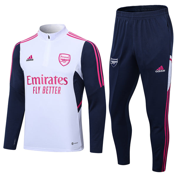 Arsenal tracksuit white 2022/23